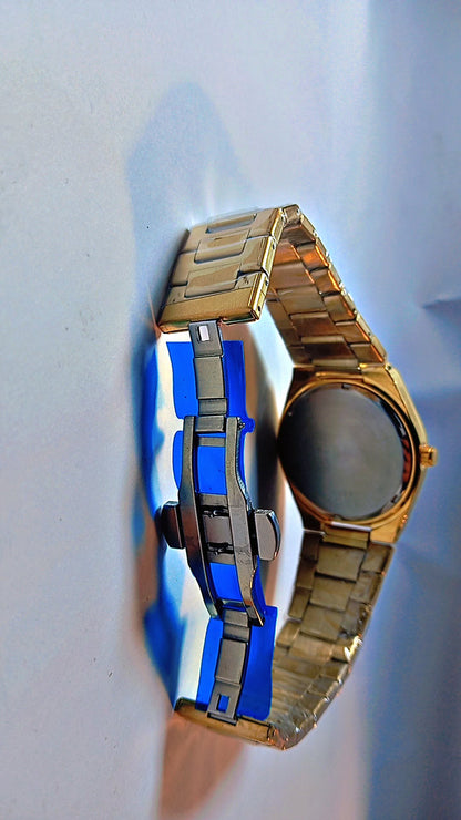 TISSOT PRESTIGE COLLECTION - BLACK & GOLD ELEGANCE