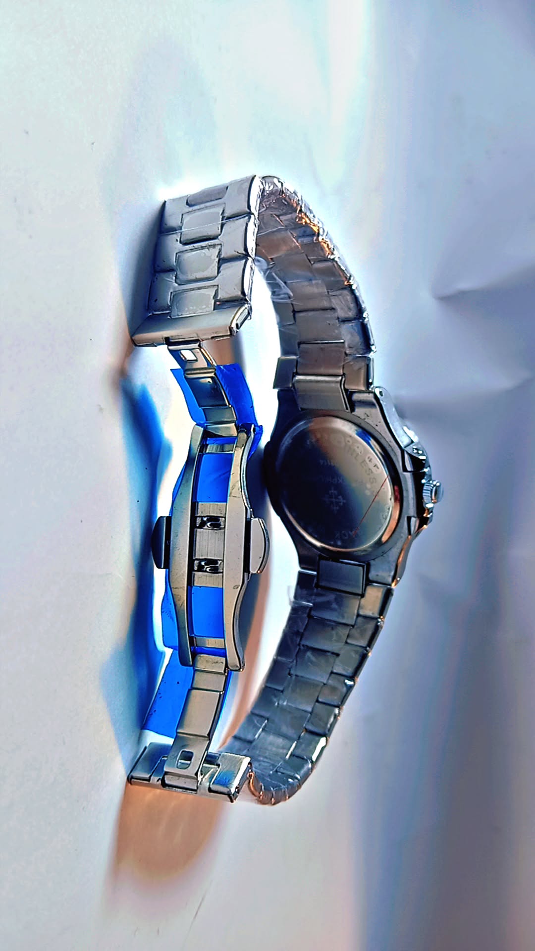 PATEK PHILIPPE ROUND WATCH – BLUE DIAL & SILVER CASE