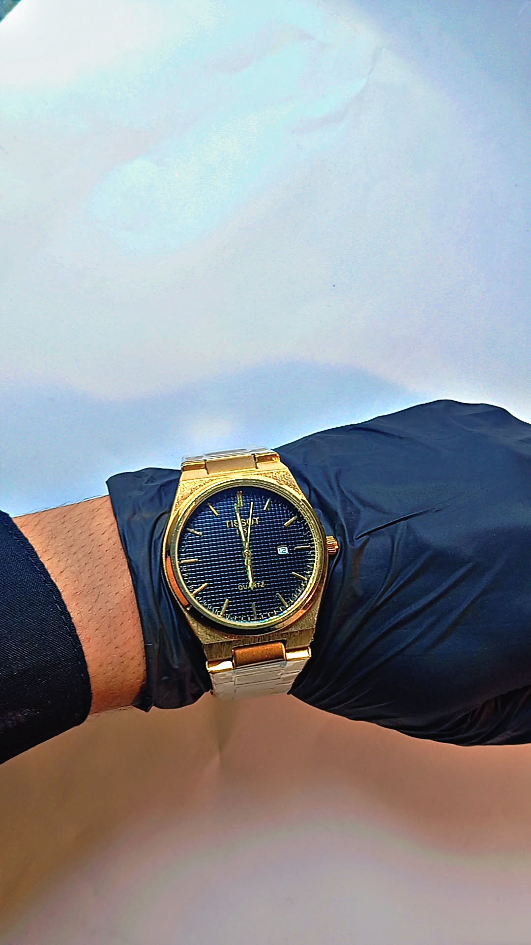 TISSOT PRESTIGE COLLECTION - BLACK & GOLD ELEGANCE