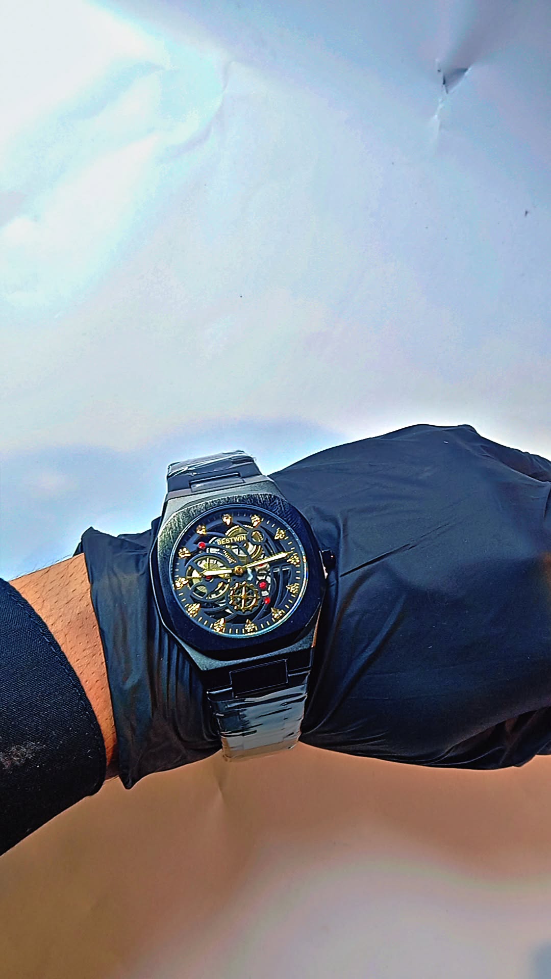 BESTWIN SKELETON DIAL AUTOMATIC WATCH – ELEGANCE IN MOTION