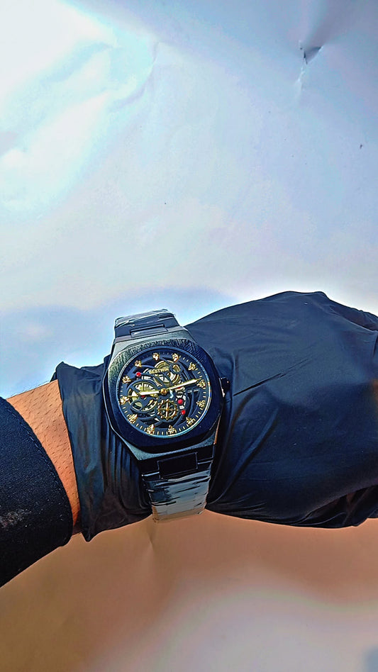 BESTWIN SKELETON DIAL AUTOMATIC WATCH – ELEGANCE IN MOTION