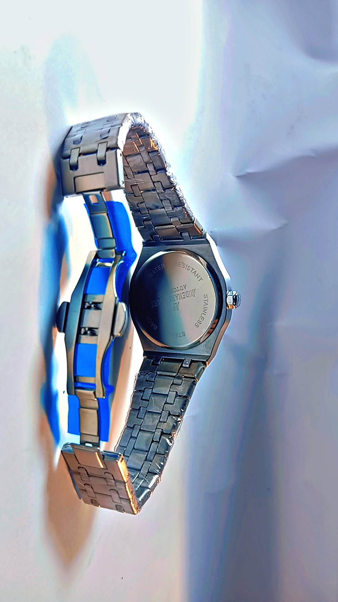 AUDEMARS PIGUET METAL CHAIN WATCH – BROWN DIAL & WHITE ACCENTS